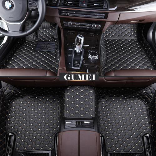 Diamond Leather Car Mats   