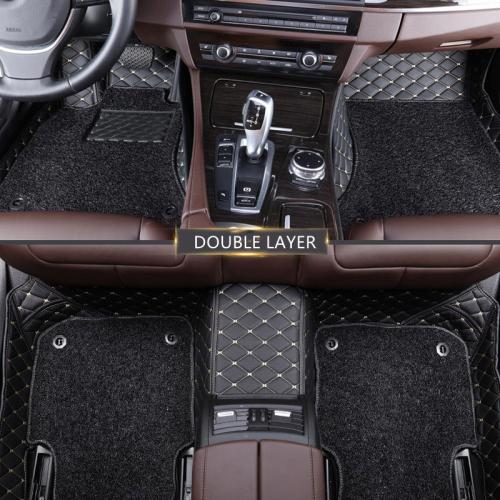 Diamond Leather  Coil Car Mats 